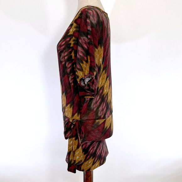 Traciel Brown Dolman Sleeve Top Made in USA - Picture 2 of 6